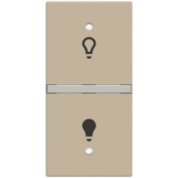 Rocker Symbol "light" for Switch/push button Two-p