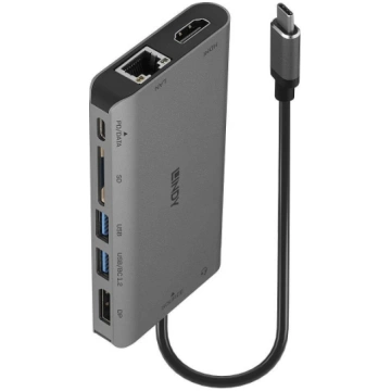 I/O DOCKING STATION USB-C/MINI SINGLE 4K 43323 LIN
