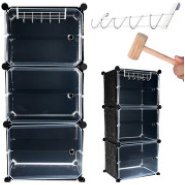 Iso Trade Iso Trade Apavu Skapis 44,5x93x30cm, Mel