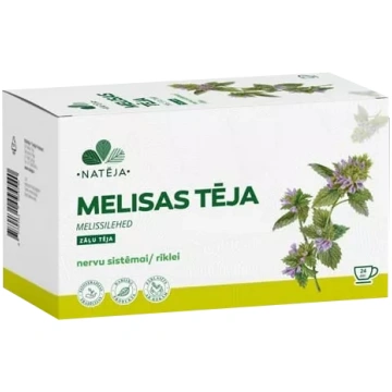 NATĒJA Melisas Lapas tēja maisiņos, 24 gab