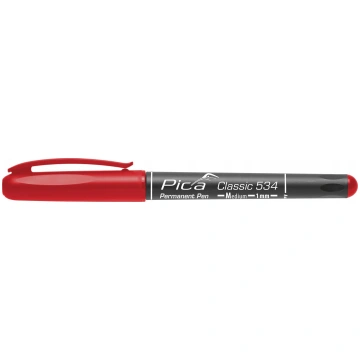 Pica Permanent-Pen M 1 0mm red ( 534/40 ) Pica-Mar