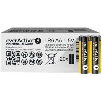 Baterie alkaliczne everActive Industrial LR6AA 2 (