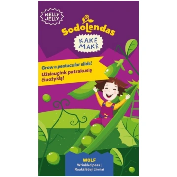 Šķautnainie zirņi Wolf - Nelly Jelly SodoLendas