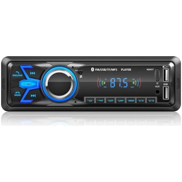 Bluetooth radio, 1 DIN auto radio ANEB0D2C55D76T