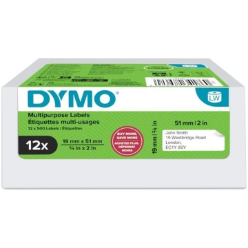 DYMO - multi-purpose labels - 500 label(s) - 19 x 