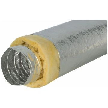 203mm/10m Isodec 25 siltumizolēts gaisa vads (izol