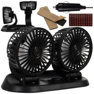 Xtrobb 00023222 dubultais auto ventilators 12V, me