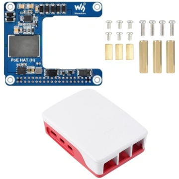 Waveshare Power Over Ethernet HAT (H), saderīgs ar