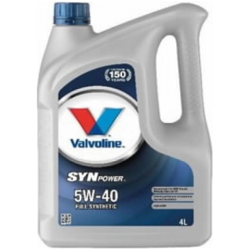 Motoreļļa SynPower 5W40 4L, Valvoline