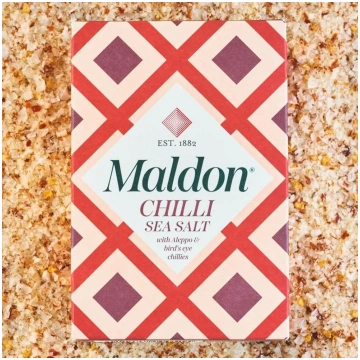 Maldon jūras sāls pārslas ar čili 100g