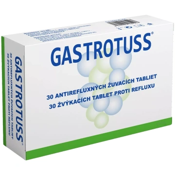 GASTROTUSS Anti-reflux košļājamās tabletes, 24 gab