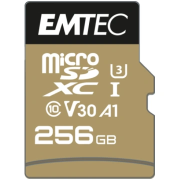 Emtec mSD 256GB UHS-I U3 V30 SpeedIN Pro ECMSDM256