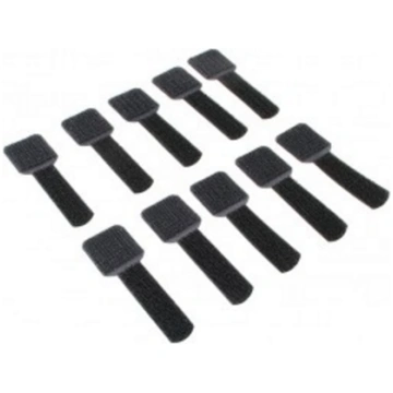 Organizer LABEL THE CABLE Rzep Czarny 10 sztuk (LT