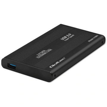 Qoltec Aluminium External Hard Drive Case HDD SSD 