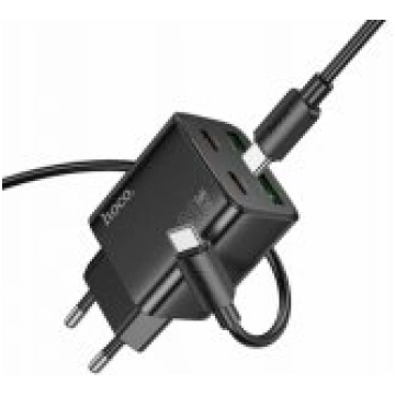 Hoco N52 2xUSB A/ C QC3.0 PD 3A 30W + cable Lightn