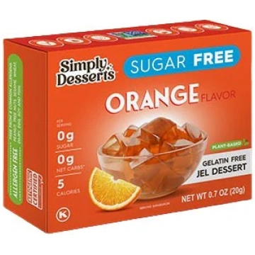 Simply Delish želejas deserts, apelsīnu - 20 grami
