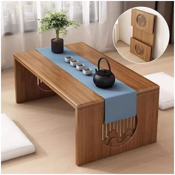 Japanese Floor Table, Folding Altar Table, Low Cof