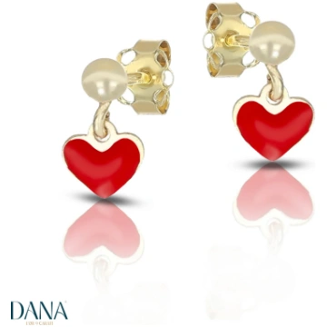 DANA L'OR 9 CARATI 9K Gold Baby Drop Earrings