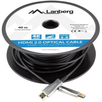 Lanberg CA-HDMI-20FB-0400-BK optical cable HDMI M/