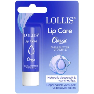 LOLLIS Lip Care Lūpu balzams Klasiskais, 4 g