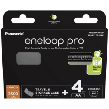 PANASONIC ENELOOP BK-3HCDEC4BE AA 2500 MAH 4 PCS B