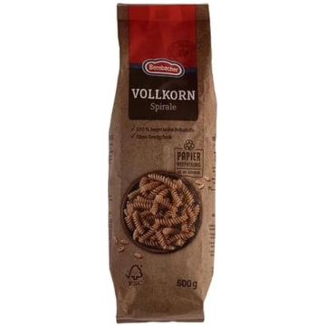 Bernbacher pilngraudu spirālveida makaroni, 0,5 kg