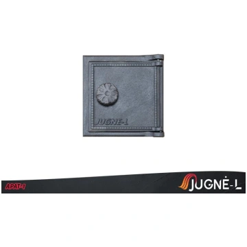 Jugne-L čuguna pelnu durvis APAT-1, 160x160mm