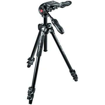 Manfrotto 290 Light Alu 3-Section Tripod Kit with 