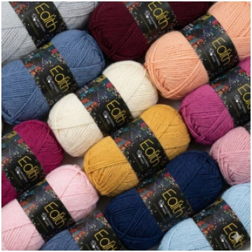 Edith wool blend yarn ball 100g Tessiland