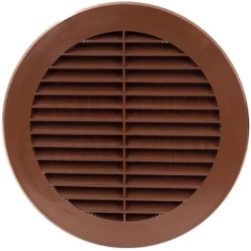 Ventilācijas reste PLAKANA apaļa D-150mm brūna , I