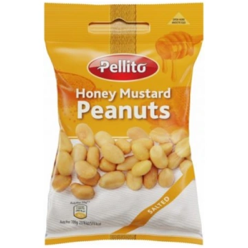 PELLITO Zemesrieksti ar medus un sinepju garšu 50g
