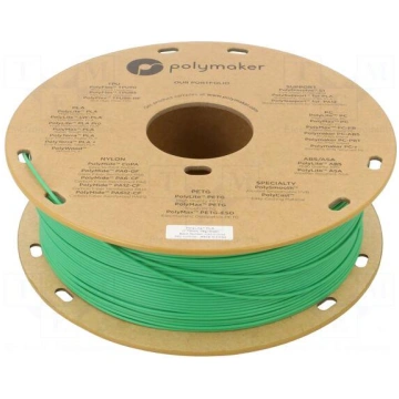 Filament: PLA | 1.75mm | green | 190÷230°C | 1kg |