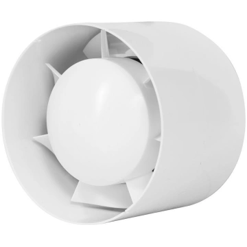 Ventilators Europlast E-Extra kanāla, ø 100, balts