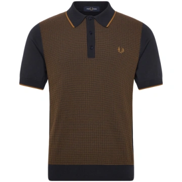 Fred Perry - Tonic Waffle Knitted Shirt - izmērs S