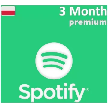 Spotify Premium dāvanu karte 3 mēnešiem (Polija)