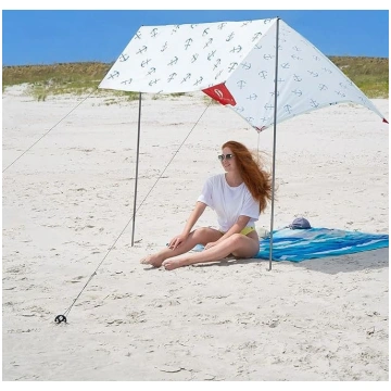 Red Suricata Teepee Sun Shade Sail Beach - saules