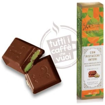 barretta leone cioccolato al latte con pistacchi i