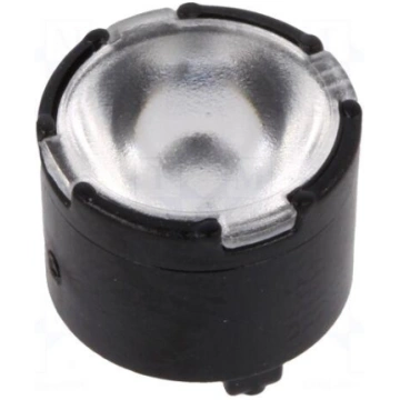 LED lens | round | plexiglass PMMA | transparent |