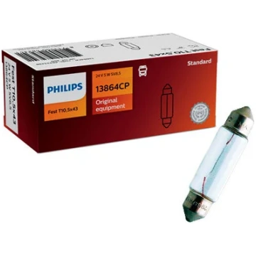 Spuldze PHILIPS FESTOON 24V T10.5X43 5W SV8.5 PHIL