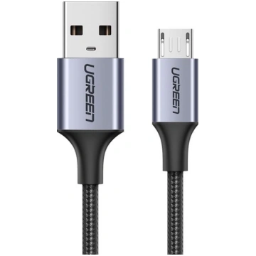 USB kabelis - micro USB 2m pelēks UGREEN 695730386