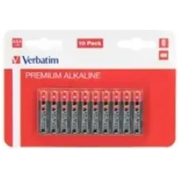 Verbatim AAA Alkaline Batteries 1.5V | 49874V | 02