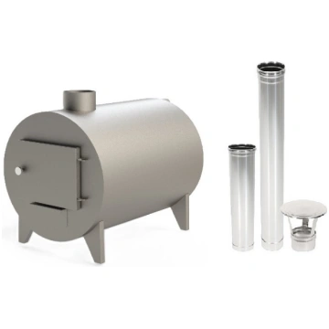 Ārējā krāsns kublam ROUND 30kW (AISI 304)
