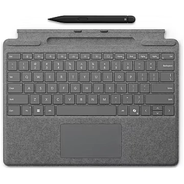 Microsoft Surface Pro mit Stiftaufbewahrung, plati