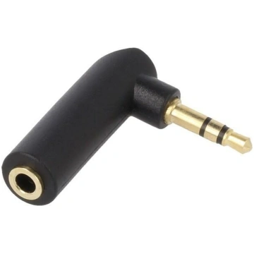 Gembird 3.5 mm stereo audio right angle adapter 90