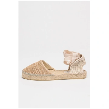 MANEBI - Sieviešu espadrilles, RAFFIA