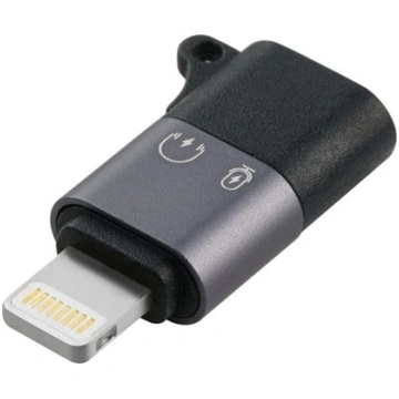 Adapter USB MicroConnect USB-C - Lightning Czarny 