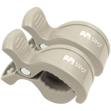 SIPO mounting clips 2pcs beige SCA-20BE MALTEX
