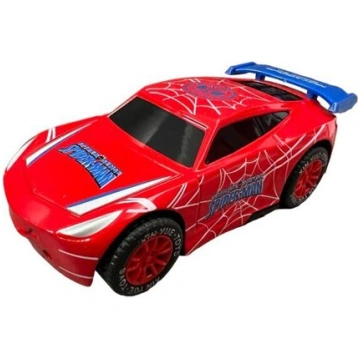 Auto ar skaņas efektiem Spiderman, sarkans Spider-