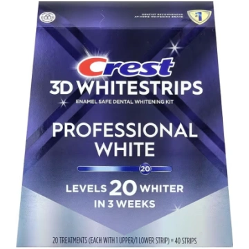 Crest, 3D Whitestrips, Enamel Safe Dental Whitenin