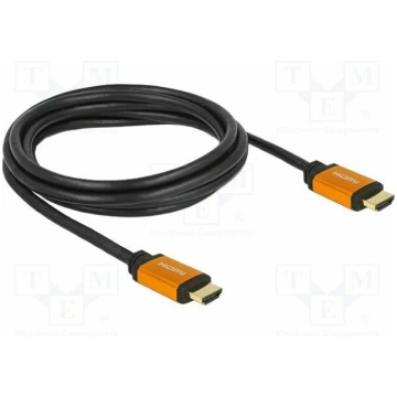 Cable; HDMI plug,both sides; HDMI 2.1; Len: 2m; bl